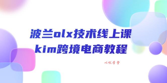 （10967期）波兰olx 技术线上课，kim跨境电商教程