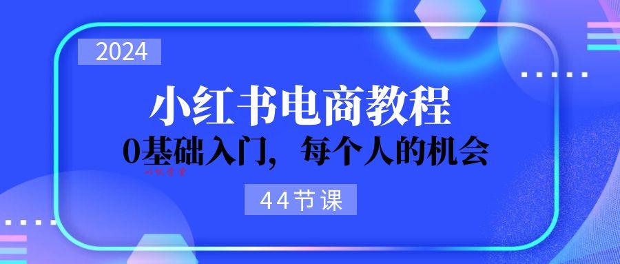 （11532期）2024从0-1学习小红书电商，0基础入门，每个人的机会（44节）