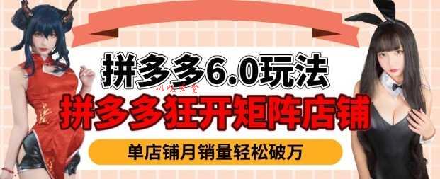 拼多多虚拟商品暴利6.0玩法，轻松实现月入过W