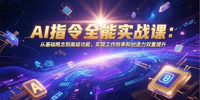 （15455期）AI指令全能实战课：从基础概念到高级功能，实现工作效率和创造力双重提升