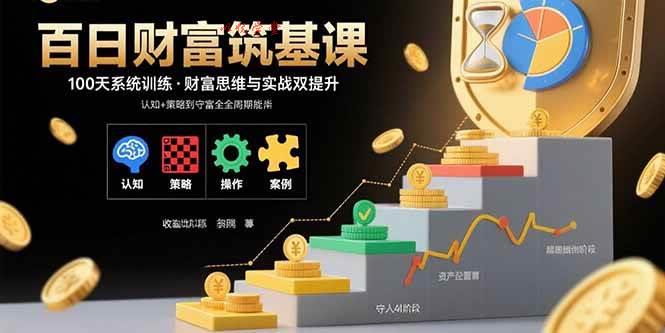 （15874期）百日财富筑基课：认知+策略+实操+案例拆解  实现从创富到守富全周期能力