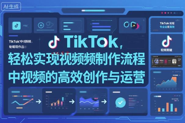 TikTok中视频制做流程,轻松实现Tk中视频的高效创作与运营