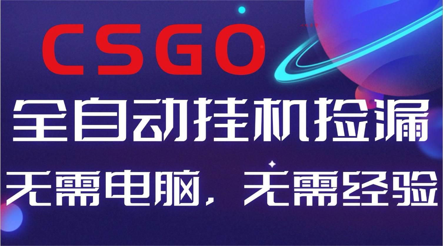 （16619期）【副业好项目】全球火爆游戏CSGO自动捡漏，新手小白日入500+