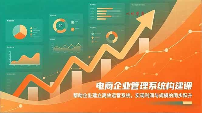 （16643期）电商企业管理系统构建课：帮助企业建立高效运营系统，实现利润与规模的同步跃升