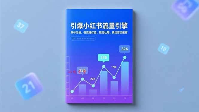 （16744期）引爆小红书流量引擎，账号定位、视觉锤打造、底层认知，撬动首页推荐