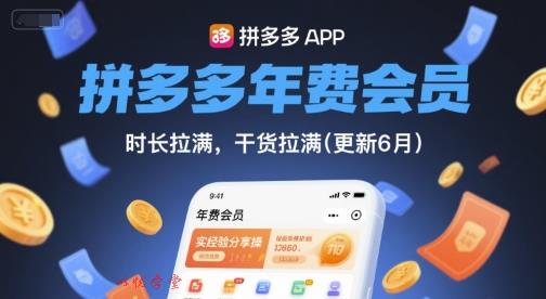 拼多多年费会员,实经验分享操,时长拉满,干货拉满(更新12月)